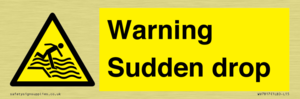 Warning Sudden drop